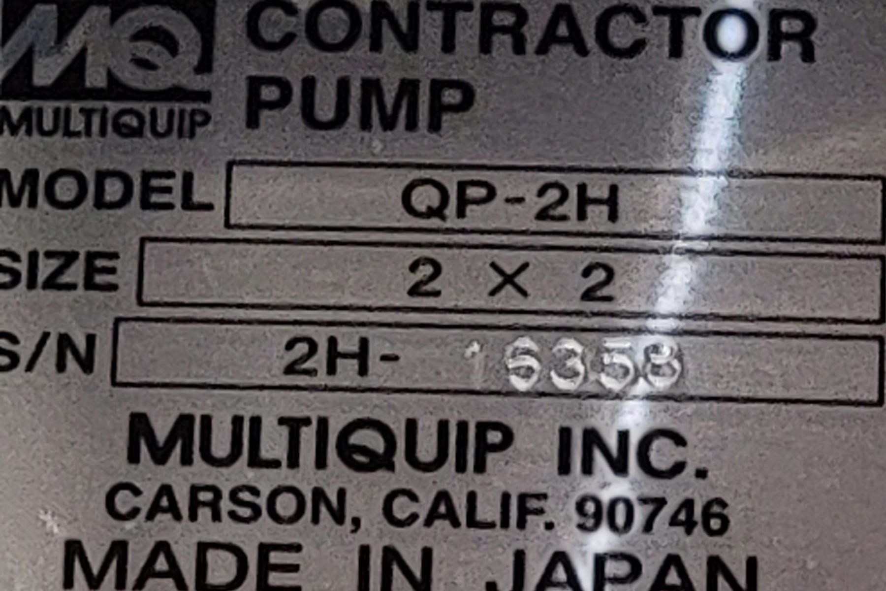 Used MULTIQUIP QP2H for Sale Leppo Rents