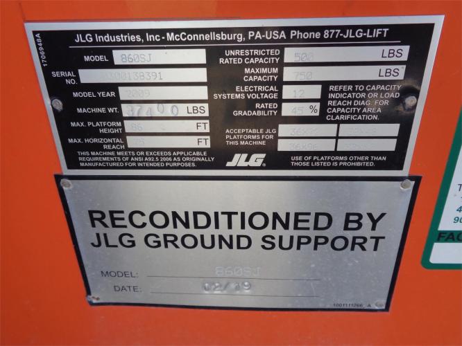 JLG 860SJ