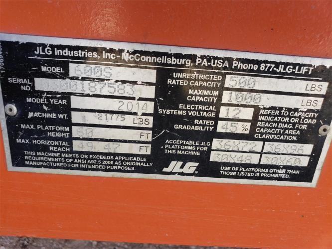 JLG 600S