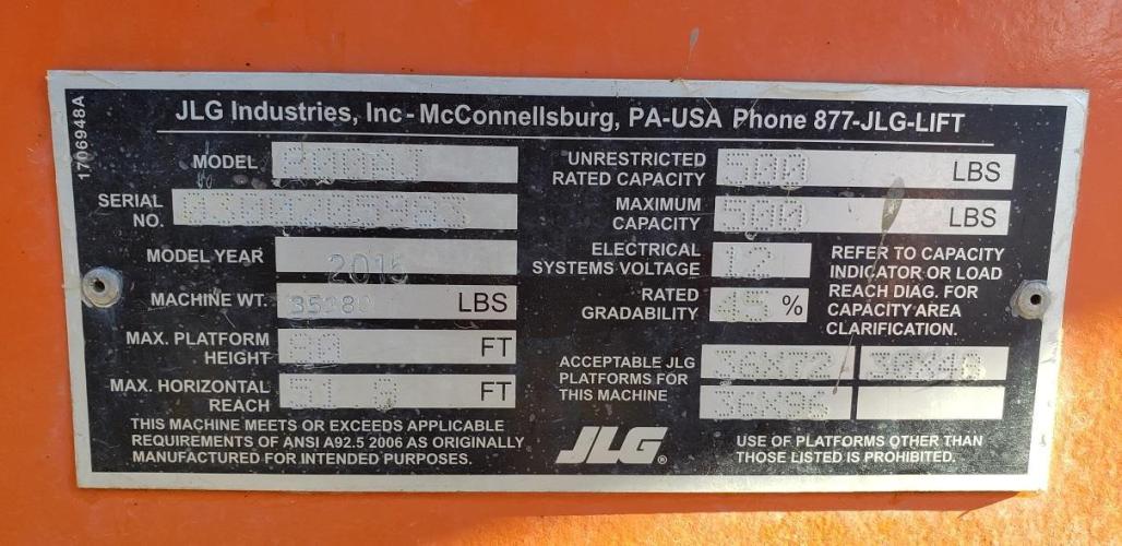 JLG 800AJ