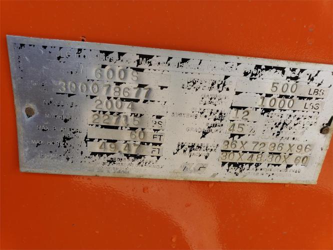 JLG 600S